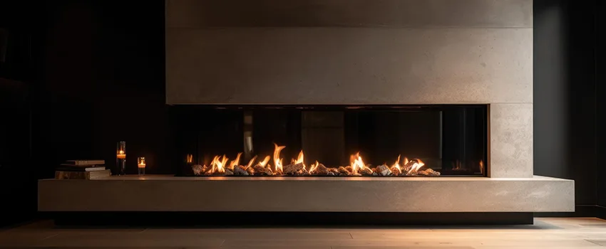 Gas Fireplace Ember Bed Design Services in Fort Hood, Texas