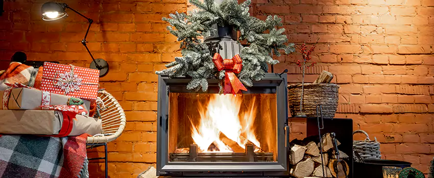 Travis Industries Linear Gas Fireplace Installation in Fort Hood, Texas
