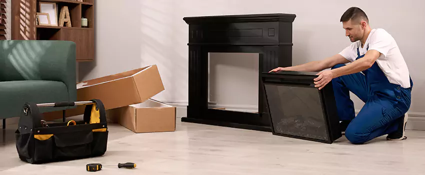 Old Rusted Metal Fireplace Repair And Replacement in Fort Hood, TX